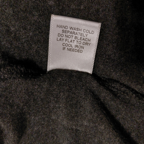 Grey Knit top with Black Trim - Picture 8 of 8